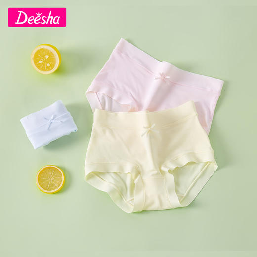 笛莎童装女童小内裤2023夏季新款女孩可爱三角内裤3条组合装 商品图1
