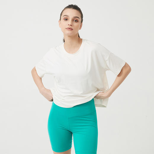 亲肤婴儿般触感牛奶丝短袖 商品图0