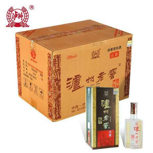 泸州老窖52度六年窖头曲淡雅500ml 商品图4