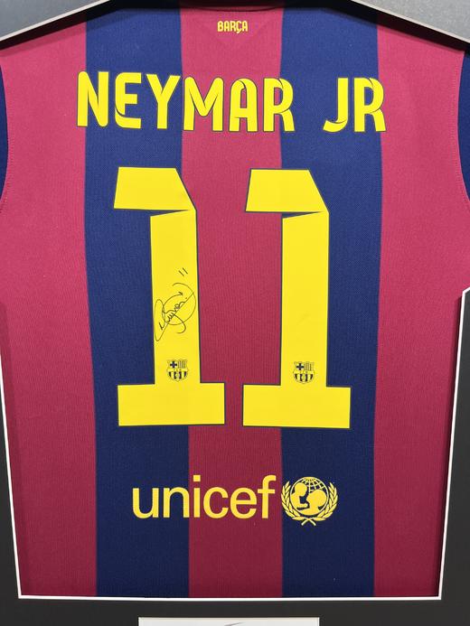 收藏系列 内马尔 巴萨队11号1415赛季 亲笔签名球衣 商品图3