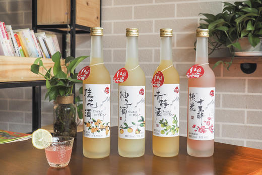 红动澳迪尼桃花十里醉柚子酒 女士低度花果酒 468mL/ 商品图2