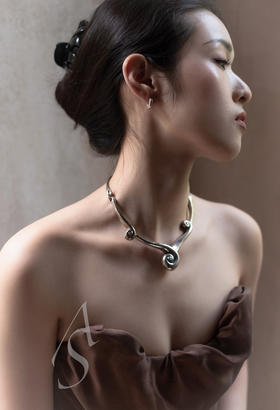 Sophie Buhai  纯银中号Bagel 圆形耳环（一对）