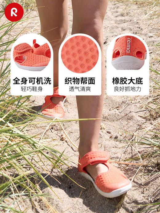 reima男女儿童鞋子大童春夏新款镂空透气可机洗休闲沙滩凉鞋 商品图1