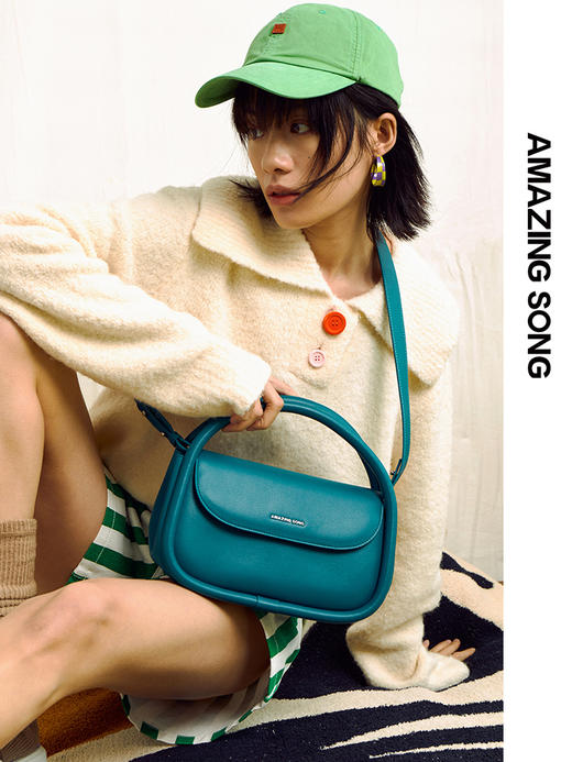 【Amazing Song】软欧包女2022新款百搭时尚单肩小众设计手提包包 商品图2