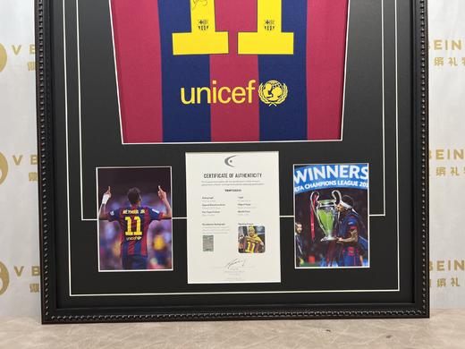 收藏系列 内马尔 巴萨队11号1415赛季 亲笔签名球衣 商品图2