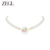ZEGL设计师秘密花园系列花朵人造珍珠项链女轻奢小众高级感锁骨链 商品缩略图0