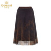 乔万尼夏季新品半身裙复古百褶网纱设计感ET2D270 商品缩略图4