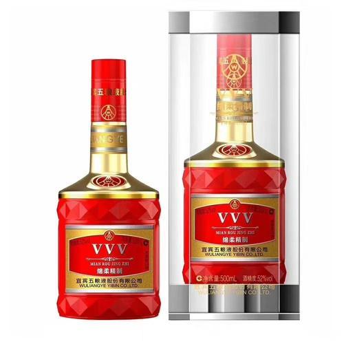 五粮VVV绵柔精制52度浓香型纯粮白酒 500mL/瓶 商品图2