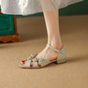时尚减龄，花朵鱼嘴凉鞋BE-b7063 商品缩略图5