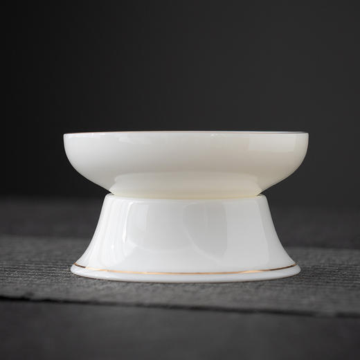 【典雅描金 瓷质细腻】珍瓷窑 羊脂玉描金 白瓷茶具礼盒 礼盒装 商品图4