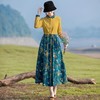 GYH 871民族风棉麻连衣裙2023春秋印花显瘦气质裙 商品缩略图1
