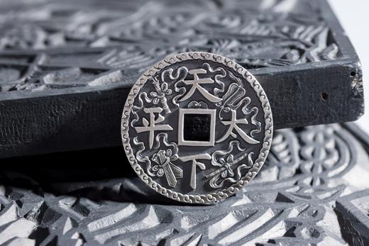 矩德泉坊 纯银手作   天下太平暗八仙（4.2厘米版）616 商品图6