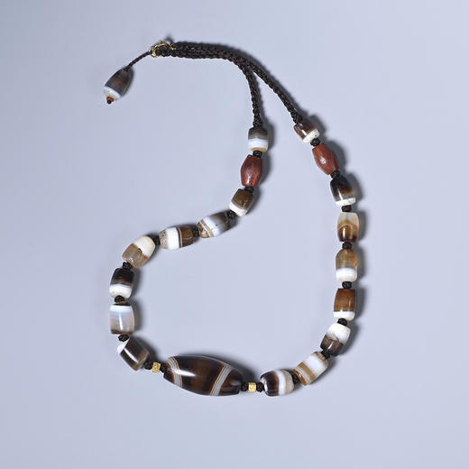 西亚高古缠丝玛瑙项链 商品图0