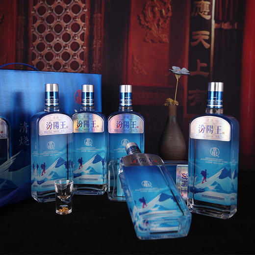 山西名酒 汾阳王 蓝图 高端清香型礼盒装白酒42度375ml*6瓶 商品图4