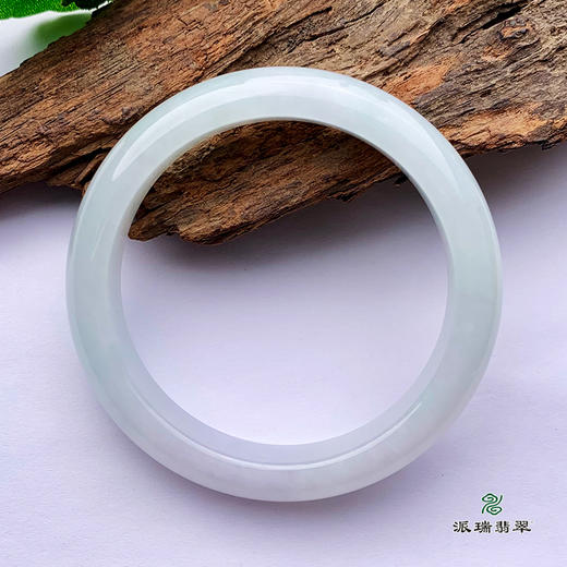 派瑞翡翠 翡翠手镯 糯种 浅紫 商品图2