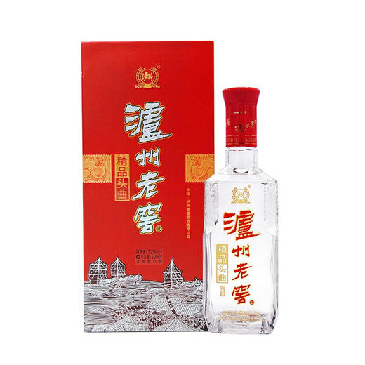 新-52度泸州老窖精品头曲商超 500ml*2*3 商品图1