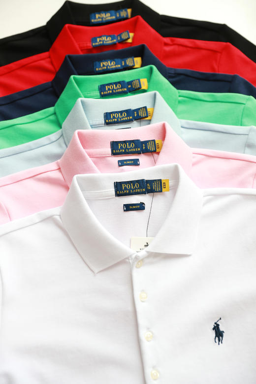 清冷感polo衫。r家小标刺绣粒扣设计慵懒显瘦翻领polo衫女J051630 商品图4