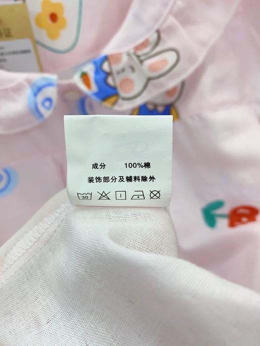 【断码清仓】女童夏日风情短袖睡裙100%全棉双层纱布婴儿棉纱越洗越软【孤品/瑕疵品/样品/清仓秒杀专拍链接 不支持退换 】 商品图7