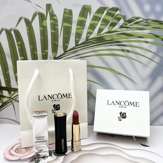 【授权商品】爆款礼盒 兰蔻菁纯雾面哑光小蛮腰口红 热卖色196+礼盒 商品图0