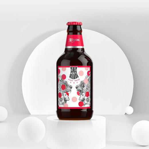 雪花啤酒 黑狮玫瑰红果啤 330ml 瓶装【覆盆子口味】 商品图2