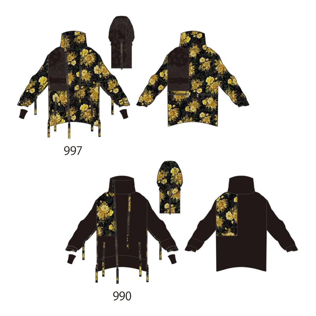 Marqleen 23-24 【MQ04006】 新款雪服  997/bkfl  990/black