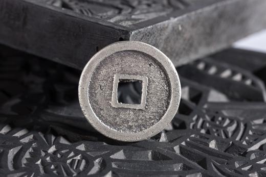 矩德泉坊 纯银手作   千秋万岁（3.2厘米版）619 商品图5