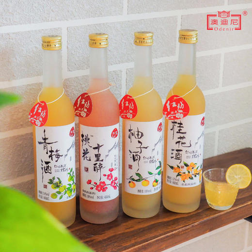 红动澳迪尼桃花十里醉柚子酒 女士低度花果酒 468mL/ 商品图1