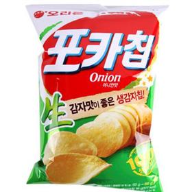 好丽友土豆脆片洋葱味66g오리온 포카칩 어니언맛