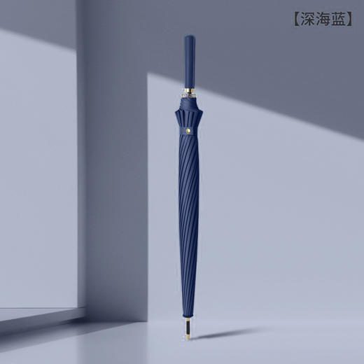 【加大伞面！24k抗风暴雨伞】日系24骨长柄雨伞，加大不湿身，三层防雨，皮质手柄，符合人体工学，久持不累，方便出门携带，大号双人加固直杆伞男女 商品图7