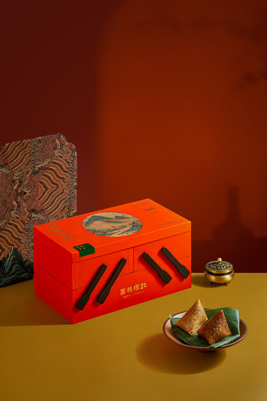 立家嘉兴博物馆联名款 ——嘉粽源起有机粽子礼盒120g*16只 商品图1