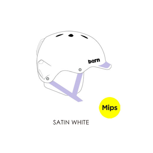 Bern 23-24 【Lenox MIPS】 头盔  Satin Black/White-Butterfly  Satin Black/Light Purple/White  M 商品图6