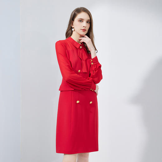 NF8P2斯尔丽瑟俪商场同款2023夏季新款修身职业通勤减龄连衣裙 商品图2