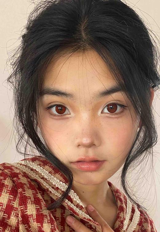 【月抛】兔兔红 summerbaby  | 中直径14.2mm 着色13.4mm 商品图1