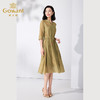 Gowani乔万尼2023夏季新品真丝连衣裙优雅气质设计款ET2E249403 商品缩略图2