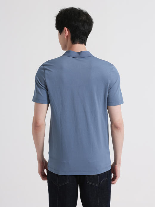 callisto蓝色棉混纺T恤 SSTSS088C 商品图2