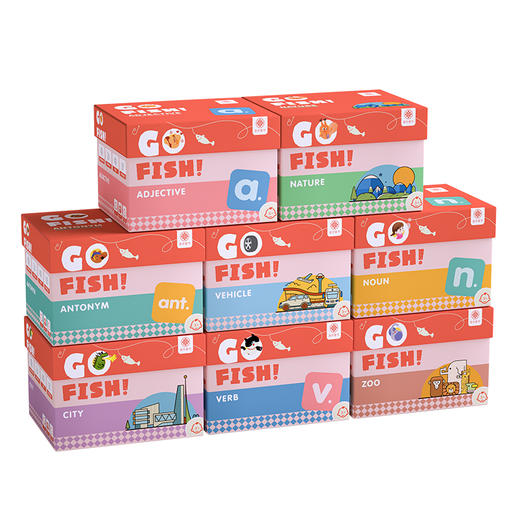 学习类工具 | GO FISH 配对单词王（英文原版） 商品图0