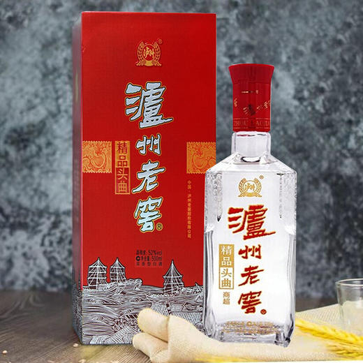 新-52度泸州老窖精品头曲商超 500ml*2*3 商品图2