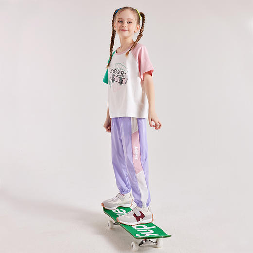 【多美乐】龙之涵 亲子款百棉双色短袖T恤 23年新款中大童纯棉短袖背心 婴幼儿A类标准 商品图9