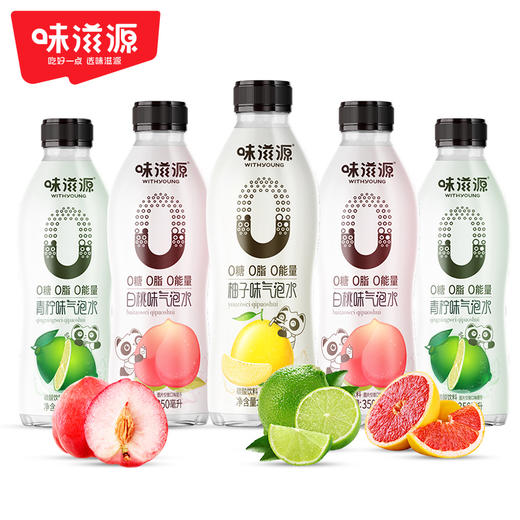 味滋源气泡水白桃味350ml*12-XL 商品图0