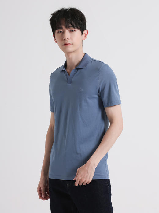 callisto蓝色棉混纺T恤 SSTSS088C 商品图1