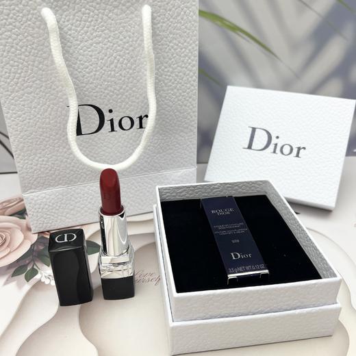 【品牌授权】【爆款礼盒 】Dior-迪奥烈艳蓝金唇膏 礼盒款 色号全-高订色泽-缎光或哑光妆效 迪奥口红 舒悦持色 商品图1