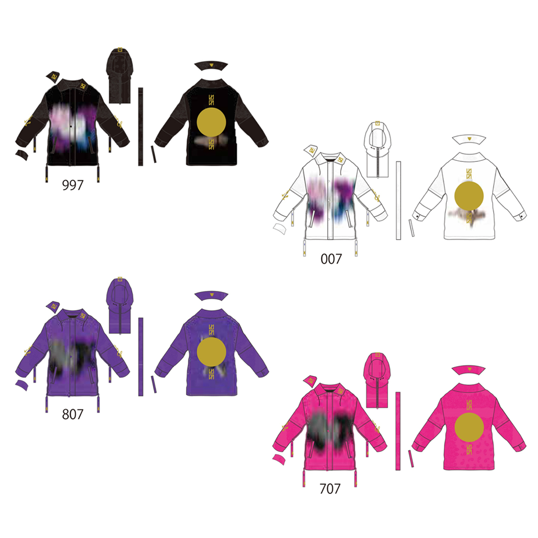 Marqleen 23-24 【MQ04003】 新款雪服  997/bkfl  007/wfl  807/pfl  707/pkfl