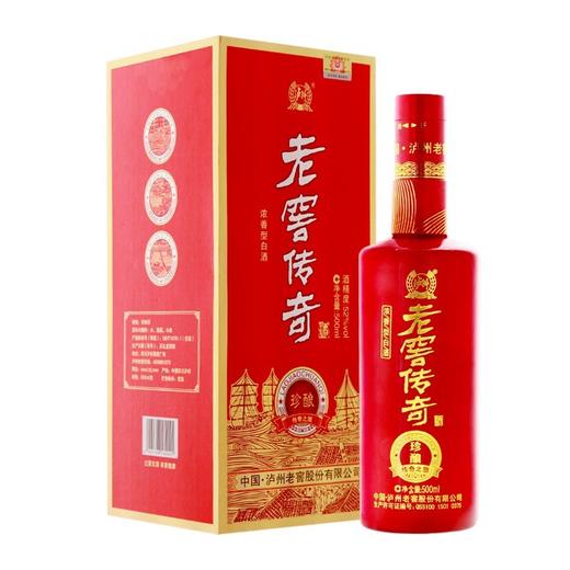泸州老窖传奇珍酿52度高度浓香型纯粮白酒 500mL/瓶 商品图3