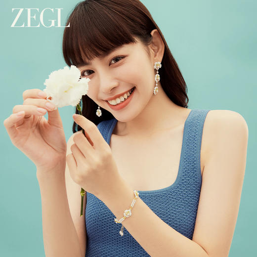 ZEGL设计师秘密花园系列花朵手链女款轻奢小众精致2023年新款手饰 商品图2