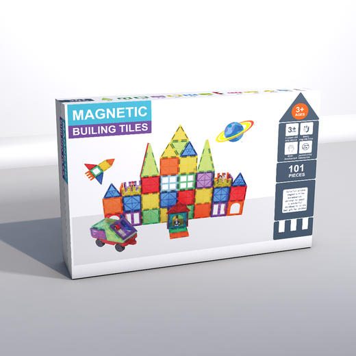 *【思创】彩窗磁力片乐高101片 彩虹色&大自然色（非质量问题退货需扣除发货运费，介意慎拍！） 商品图4