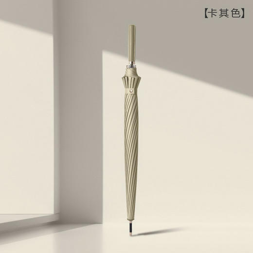 【加大伞面！24k抗风暴雨伞】日系24骨长柄雨伞，加大不湿身，三层防雨，皮质手柄，符合人体工学，久持不累，方便出门携带，大号双人加固直杆伞男女 商品图9