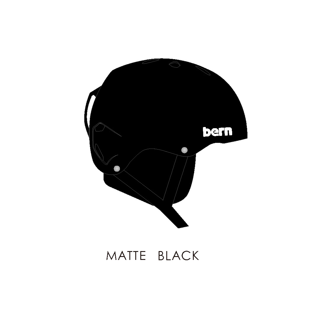 Bern 23-24 【Classic Team Macon】 头盔  Matte Black  XL  XXL