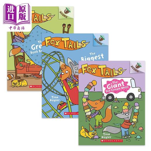 【中商原版】预售 Acorn学乐橡树种子系列 狐狸传说3册套装 Fox Tails 1-3 儿童故事图画书 桥梁书 英文原版 进口图书 学乐橡果 商品图0