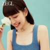 ZEGL设计师秘密花园系列山茶花人造珍珠项链女轻奢小众锁骨链颈链 商品缩略图4