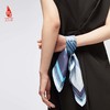 SAINTJOY/上久楷 女式真丝方巾  雾霾蓝 石榴红 创意  FJS22021 商品缩略图7
